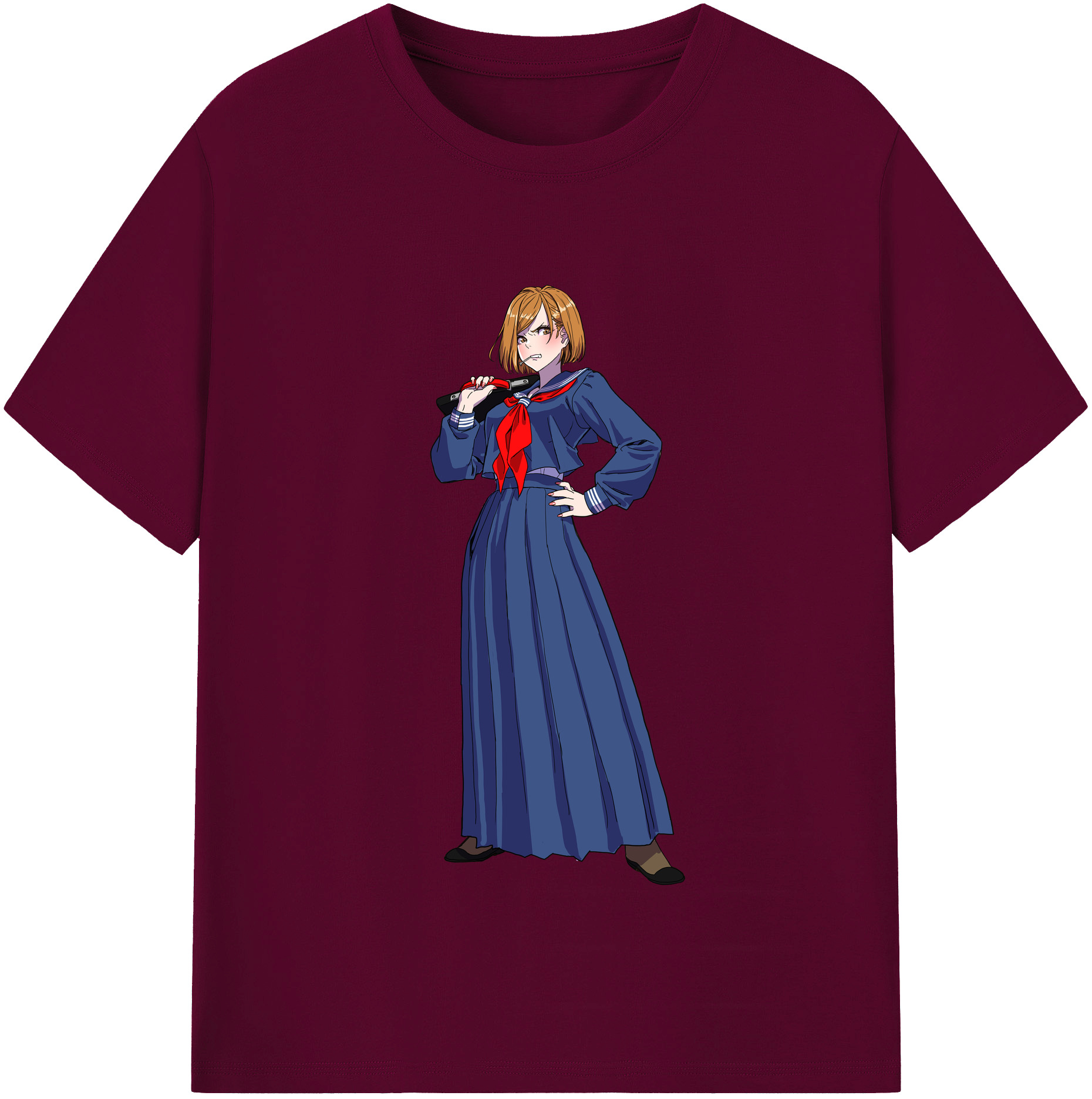 （画像用） 呪術廻戦 Jujutsu Kaisen レディースカジュアルプリントTシャツ（綿100％）